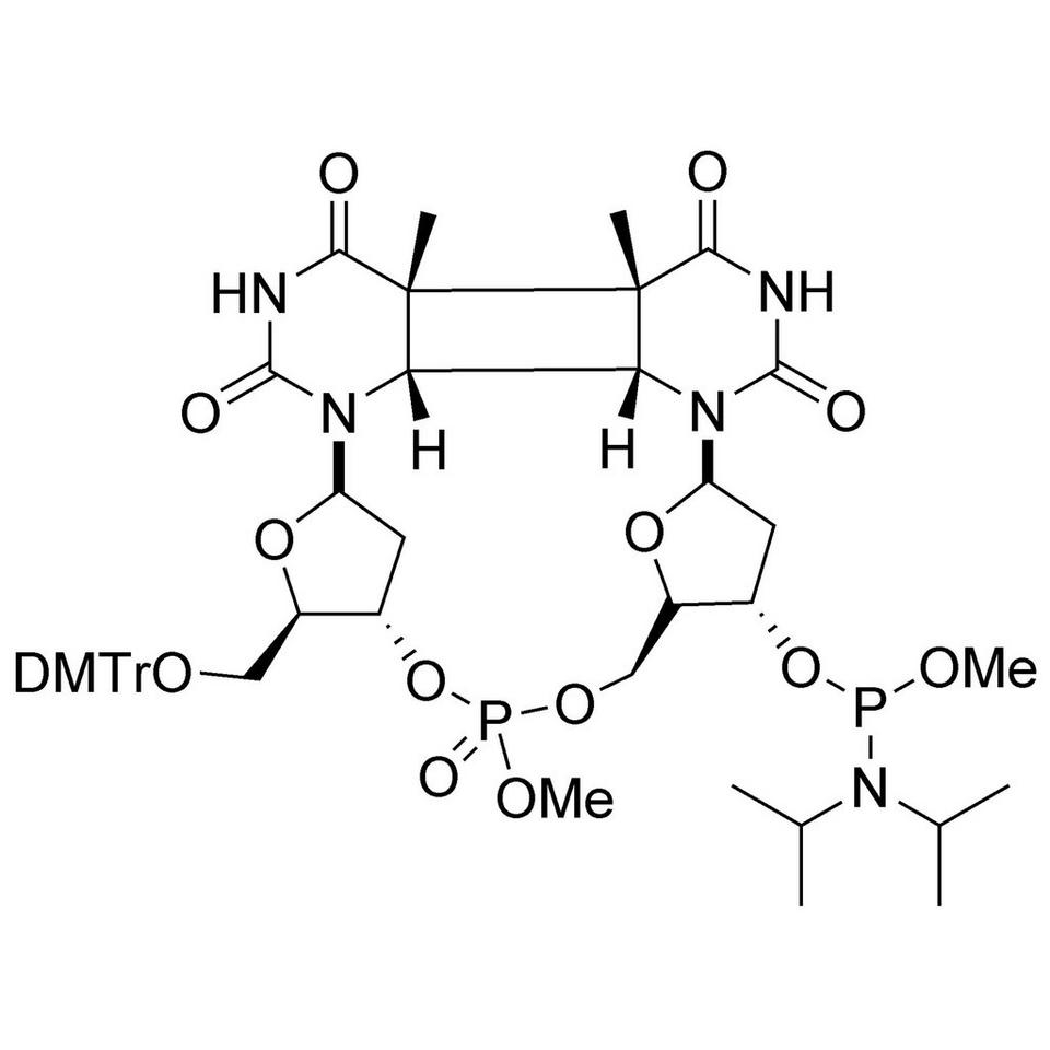 cis-syn Thymidine Dimer Methyl Phosphoramidite, 2 g, Glass Screw-Top